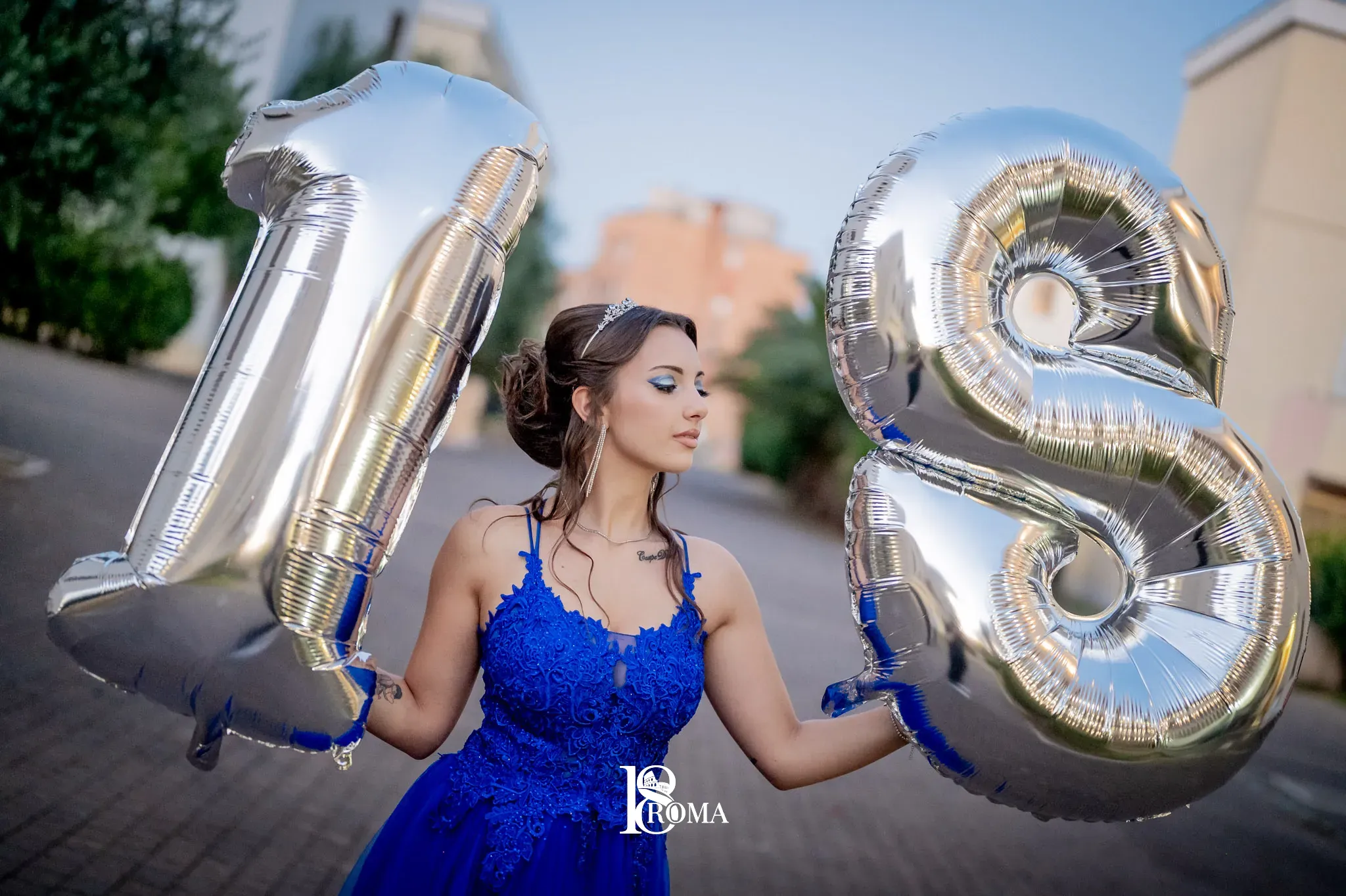 Dettagli decorazione festa 18 anni Roma